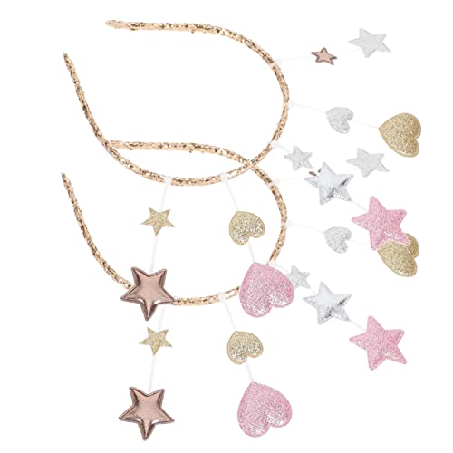 CANIGHT 2er Satz Kinder-stern-haarreifen Cartoon-party-stirnbänder Für Geburtstagsfeiern Und Fotoshootings von CANIGHT