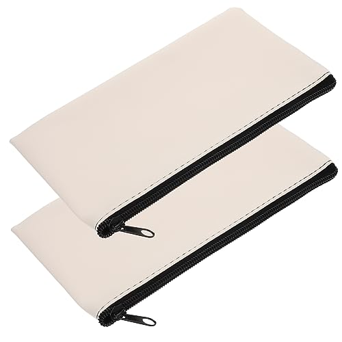 CANIGHT Quittungstasche Mit Reißverschluss Kleine Geldbeutel Für Bargeld Banktasche Aus Pu-Leder Und Aluminiumlegierung Tragbar Für Quittungen Schecks Papiere Und Stifte von CANIGHT