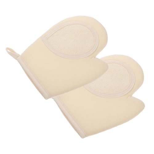 CANIGHT 2 Stück Badehandschuhe Luffa-rückengummis Doppelseitige Badeschrubber Für Dusche Bad Weiche Bequeme Badetücher von CANIGHT
