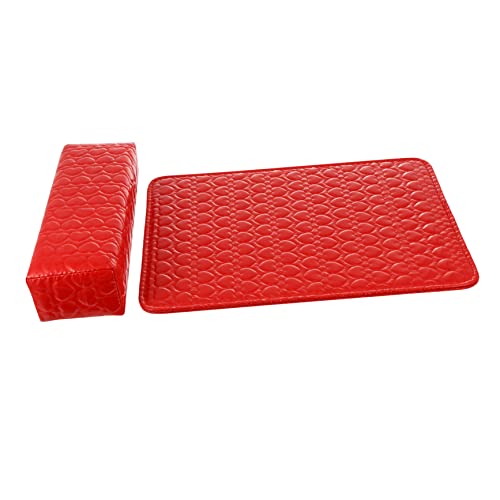 CANIGHT 2stücke Nagelkunst Handauflage Kissen Aus Leder Wasserdichtes Maniküre Handkissen Für Nail Art Nagelsalon Und Persönliche Anwendung Leuchtendem von CANIGHT