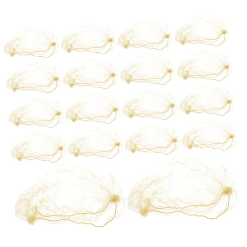CANIGHT 20 Stück Unsichtbares Haarnetz Duttabdeckung Mit Elastischem Band Mesh-haarwickel Koch Haarnetz Haarnetz-mütze Zum Schlafen Netz-haarwickel Haarnetze Für Damen Nylon Khaki CANIGHT 20 Stück Unsichtbares Haarnetz Duttabdeckung Mit Elastischem Band Mesh-haarwickel Koch Haarnetz Haarnetz-mütze Zum Schlafen Netz-haarwickel Haarnetze Für Damen Nylon Khaki von CANIGHT