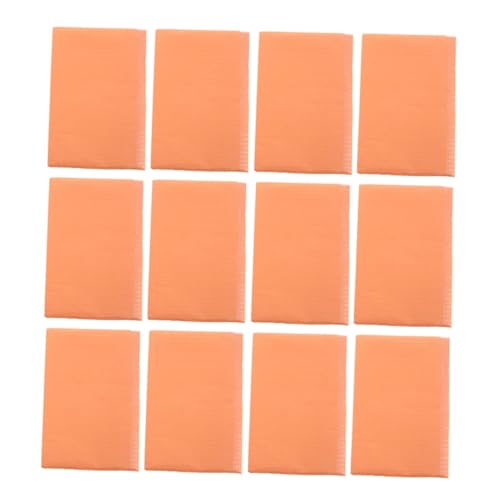 CANIGHT 20St zahnärztliche Versorgung Nageltücher Tischlätzchen Nageltischunterlage Verbundmembrandichtung Nagelpapiertücher für Acryl Tattoos-Lätzchen Auslaufsichere Schicht Orange von CANIGHT