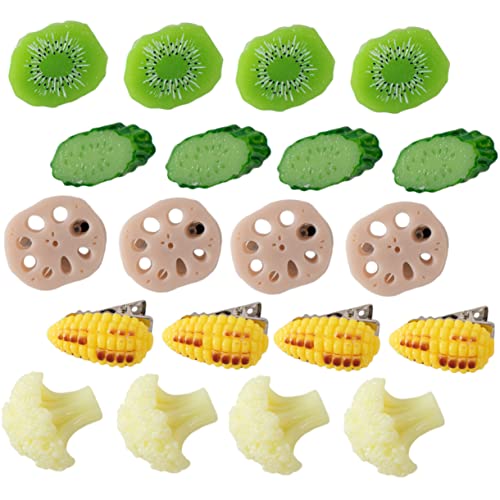 CANIGHT 20-teiliges Haarspangen-set Für Mädchen Mit Obst- Und Gemüsemotiv Bananen-haarspangen Für Mädchen Leichte Stilvolle Haar-accessoires Für Partys CANIGHT 20-teiliges Haarspangen-set Für Mädchen Mit Obst- Und Gemüsemotiv Bananen-haarspangen Für Mädchen Leichte Stilvolle Haar-accessoires Für Partys von CANIGHT