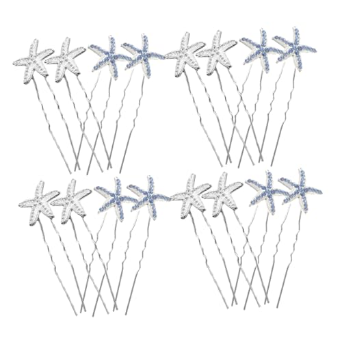 CANIGHT 20stücke Haarnadeln in - -förmige Hochzeits-haarspangen Für Bräute Dekorative Haarnadeln Für Besondere Anlässe Blau Und Weiß von CANIGHT