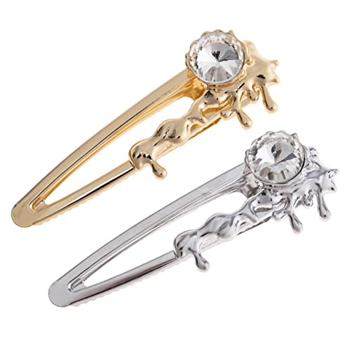 CANIGHT 2stücke -haarspangen Mit Strasssteinen Metall-haarclips Für Frauen Für Hochzeiten Partys Und Besondere Anlässe Gold Und Silber von CANIGHT