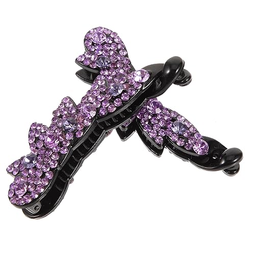 CANIGHT Funkelnde Pferdeschwanz-clips Mit Strasssteinen Bananen-haar-accessoires Für Frauen Eleganter Und Anspruchsvoller Look von CANIGHT