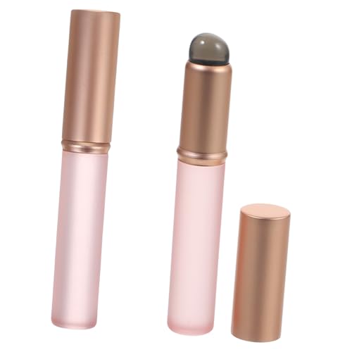 CANIGHT 2stücke Lippenpinsel Professionelle Lippenstift-applikatoren Für Frauen Tragbar Mit Schützender Kappe Für Lippencreme Lipgloss Concealer Und Augen-make-up von CANIGHT