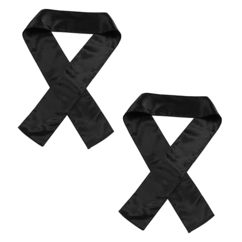 CANIGHT Samt-perücken-griffbänder – 2 Stück Satin-legeschal Nicht-haarwickel Stirnbandknoten Für Seidenschal-stirnband von CANIGHT