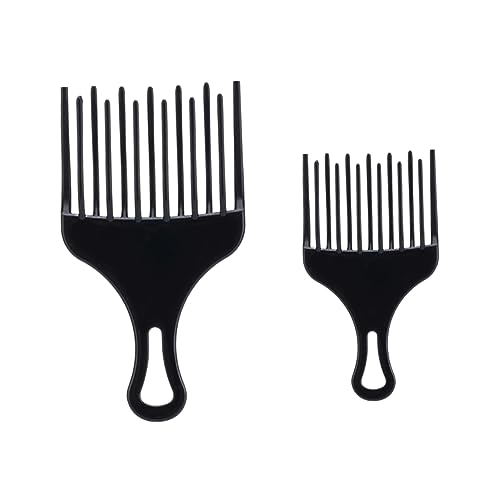 CANIGHT Kunststoffkamm Haarkamm Breit Friseurkamm Für Entwirren Größe L Und S Mit Weitem Zahnabstand Für Verfilztes Haar Geeignet Für Männer Und Styling von CANIGHT