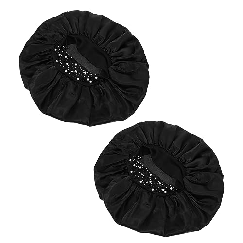 CANIGHT 2er Satz Duschhauben Aus Polyester Praktische Badehauben Für Haushalt Kopfbedeckung Für Damen von CANIGHT
