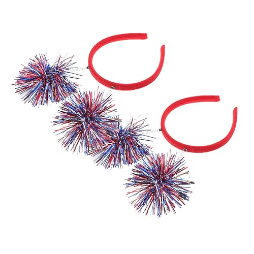 CANIGHT Unabhängigkeitstag-stirnband-set 2-teilig Cosplay-kopfschmuck Für Frauen Festliche Haarbänder Creolen von CANIGHT