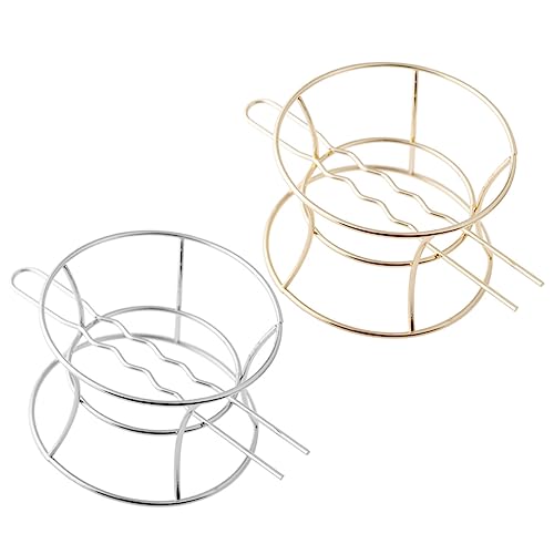 CANIGHT Dutt-haarspange 2 Stück Metall-haarnadel Für Frauen Stilvolles Vintage-haar-accessoire von CANIGHT