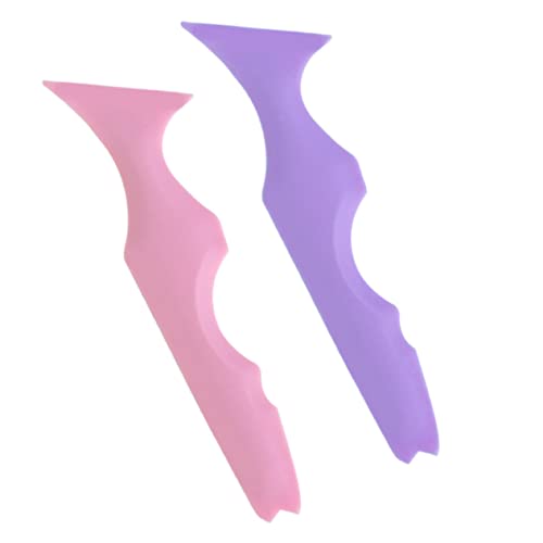 CANIGHT 2stücke Eyeliner Schablonen Aus Silikon Multifunktionale Make-up-hilfe Für Eyeliner Lippenstift Und Mascara Einfach Zu Bedienen Reinigen Für Anfänger Und Profis von CANIGHT