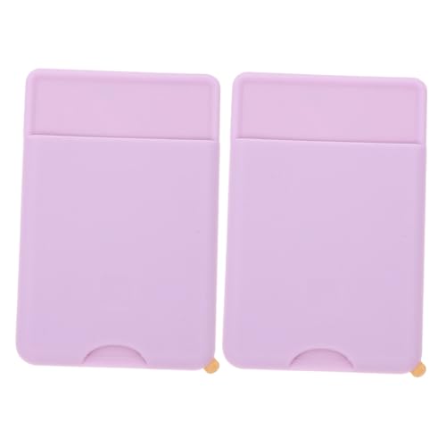 CANIGHT 2stücke Handy-kartenhalter Selbstklebend Weiche Handy-geldbörse Für Kreditkarten Rückseitiger Kartenetui Praktisch Und Langlebig von CANIGHT