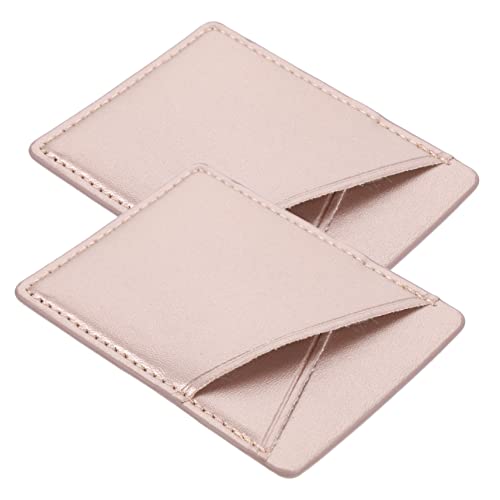 CANIGHT 2stücke Pu Leder Handy Kartenhalter Mit Selbstklebender Rückseite Dünne Und Praktische Geldbörse Für Id Und Kreditkarten Kompatibel Mit Meisten Smartphones von CANIGHT