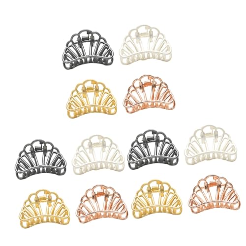 CANIGHT 3 Sets Modische Pferdeschwanz-clips Haarspangen Für Frauen Und Mädchen Dickes Haar Zubehör Einfache Haarspange Lässiger Badekopfschmuck 4 Stück X 3 von CANIGHT