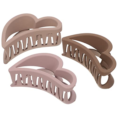 CANIGHT 3 Stück Herz-haarspangen Für Damen Herzförmige Klammern Für Dünnes Mitteldickes Und Dickes Haar von CANIGHT