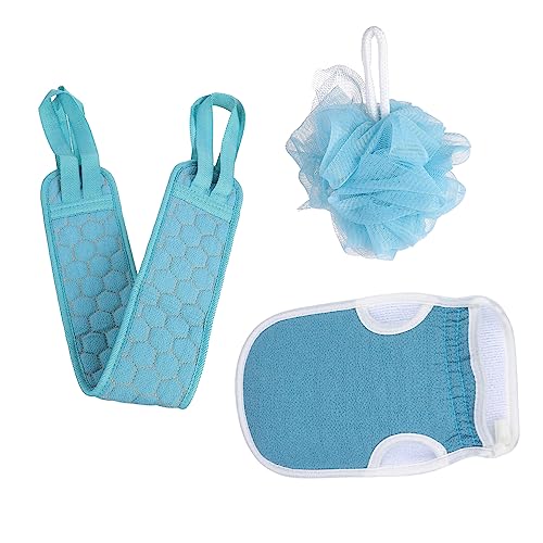 CANIGHT 3 Stücke Bad Reiben Zurück Handtuch Kit Kugel Bad Verdickung Hinterring Streifen von CANIGHT