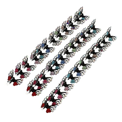 CANIGHT Haarspange 36 Stück Haarklammer Strasssteine Haarspange für Damen und Kinder stilvolles Design robustes ABS-Material von CANIGHT