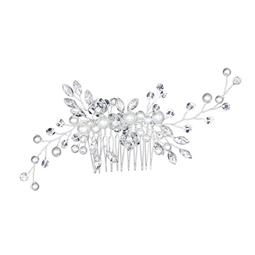 CANIGHT 3Stücke Handgemachte Perlen Haarnadeln für Hochzeitsfrisuren Eleganter Haarschmuck für und Mädchen Silber CANIGHT 3Stücke Handgemachte Perlen Haarnadeln für Hochzeitsfrisuren Eleganter Haarschmuck für und Mädchen Silber von CANIGHT