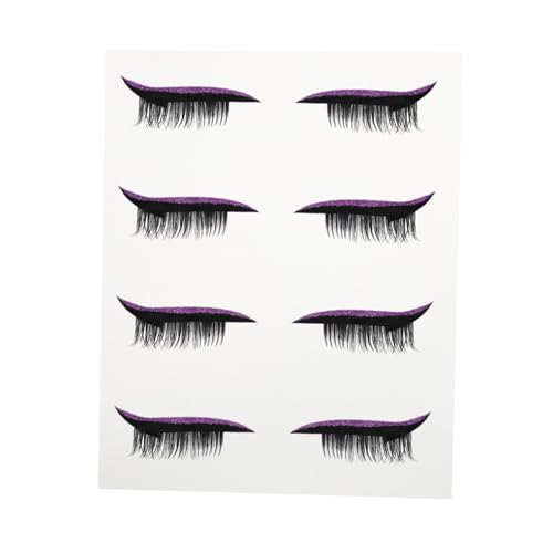 CANIGHT 4paare Selbstklebende Wasserfeste Eyeliner-wimpern Aufkleber Für Einen Strahlenden Look Einfach Anzuwenden Für Jede Gelegenheit Geeignet Hebt Ihre Augen Hervor Und Macht Sie Zum von CANIGHT