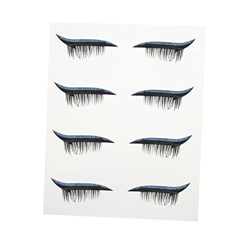 CANIGHT 4paare Klebeband Eyeliner Aufkleber Für Augen Make-up Glitzernde Wimpern Aufkleber Für Kostümpartys Festivals Und Alltag Leicht Und Schmerzfrei Abziehbar von CANIGHT