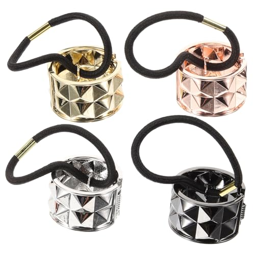 CANIGHT Bunte Haaraccessoires Mit Pferdeschwanzhaltern Weiche Haarmanschetten Für Damen Und Mädchen Aus Stoff Und Legierung Sicher Und Stilvoll von CANIGHT