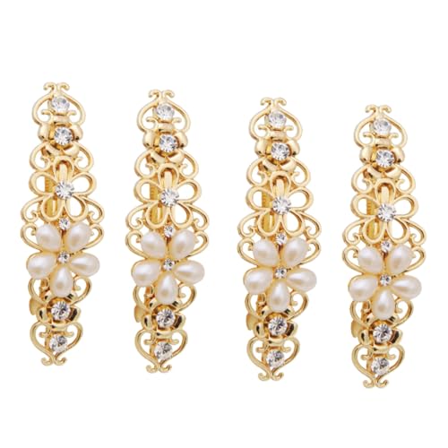 CANIGHT 4-teilige Elegante Haarspangen Mit Strass Und Perlen Für Damen Dekorative Haarnadel-accessoires Für Hochzeit Party Und Feiertage von CANIGHT