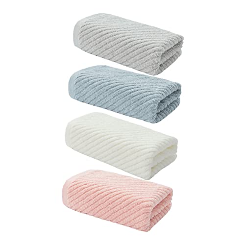 CANIGHT 4-teiliges Übergroßes Badetuch-set Aus Weicher Baumwolle Waschlappen Körperwaschlappen Für Das Gesicht von CANIGHT