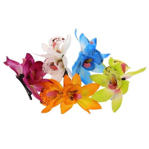 CANIGHT Simulation Cymbidium Haarnadel Haarspangen Für Damen Haarspangen Für Mädchen Haarschmuck Haar-accessoires von CANIGHT