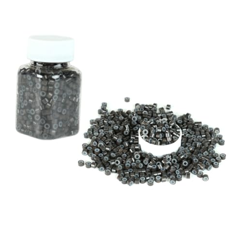 CANIGHT 500stücke Haarverlängerungs-ringe Aus Silikon Für Dreadlocks Und Zöpfe Dunkelbraun Hochwertige Haarcuffs Für Männer Und Frauen Für Stylische Frisuren Und Besondere Anlässe von CANIGHT