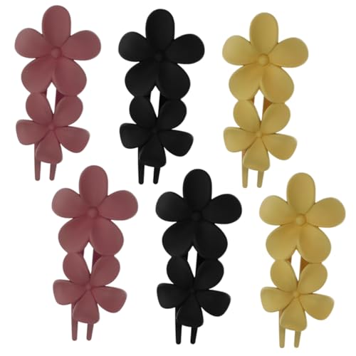 CANIGHT Nicht-haarspangen Für Frauen 6-teilige Haarspangen Mit Blumen Dekorative Haarspangen Zum Stylen Für Hochzeiten Partys Und Den Alltag von CANIGHT