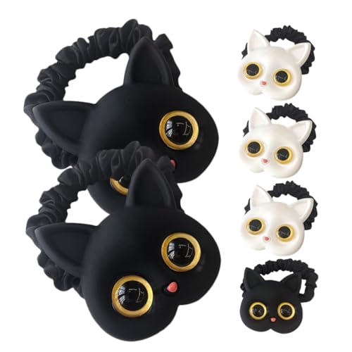 CANIGHT 6stücke Teiliges Elastische Haargummis Katzen-haarbänder Praktische Haarstyling-accessoires Für Mädchen Vielseitige Ponytail- Für Alltag Und Besondere Anlässe CANIGHT 6stücke Teiliges Elastische Haargummis Katzen-haarbänder Praktische Haarstyling-accessoires Für Mädchen Vielseitige Ponytail- Für Alltag Und Besondere Anlässe von CANIGHT