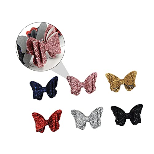 CANIGHT 6stücke Teiliges Bunte Haarspangen Für Mädchen Glitzernde Schleifen-haarclips Mit Pailletten Für Täglichen Gebrauch Süßes Design Für Verschiedene Anlässe Sicher Und Bequem von CANIGHT
