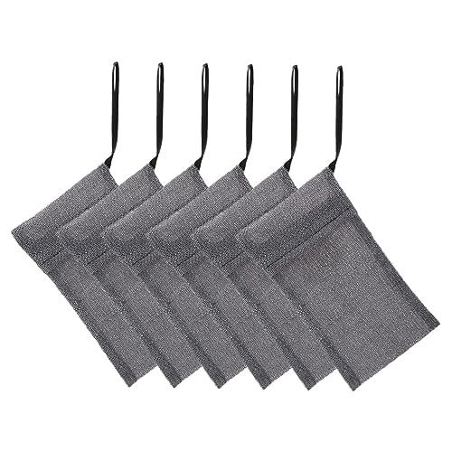 CANIGHT 6 Stück Seifenbeutel Aus Schäumendem Netzgewebe – Beutel Zum Peeling Kulturbeutel Für Damen Kulturbeutel – Peeling-seifenbeutel Für Badeseifen von CANIGHT