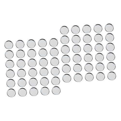 CANIGHT 60stücke Teiliges Leere Lidschatten Und Blush-pfannen Runde Metall-paletten Für Kosmetik Make-up Zubehör Leicht Und Langlebig Für Beauty-liebhaber Und Künstler von CANIGHT