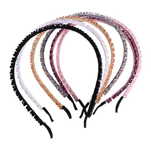 CANIGHT 6er Set Haarschmuck Stirnband Für ädchen Handgefertigte Haarreifen Mit Bunten Perlen Ideales Accessoire Für Und Damen Modisches Haarband Zum Flechten Und Styling von CANIGHT