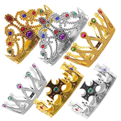 CANIGHT Kostüm Jungen Und Mädchen Krone Mann Krone Urlaub Krone Party Krone Cosplay Stirnband von CANIGHT