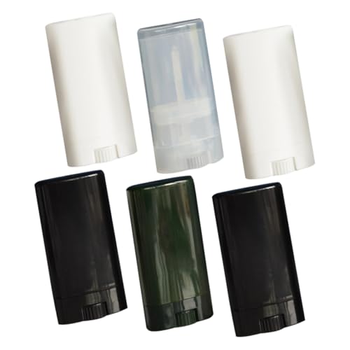 CANIGHT 6stücke Lip Balm Container Tragbare Leere Lippenbalsam-röhrchen Zufälligen Farben Diy Lippenpflege Und Lippenstift-aufbewahrung von CANIGHT