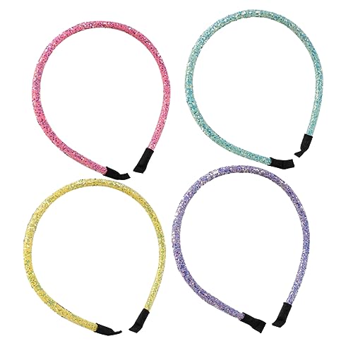 CANIGHT 8stücke Glitzer Haarreif Dünner Bunter Haarschmuck Mit Pailletten Für Damen Und Mädchen Vielseitig Einsetzbar Für Alltag Und Besondere Anlässe Farben Zufällig von CANIGHT