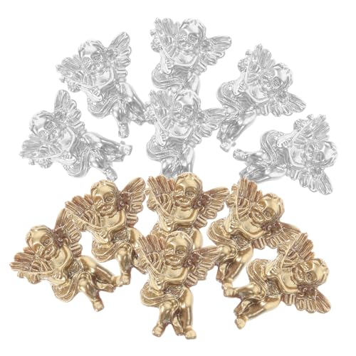 CANIGHT 80St Engelsnagelschmuck Winkelperlenverzierung Amor-Nagelzubehör Nagelspitze Juwelen kawaii Nagelanhänger Manikürezubehör für Frauen Nageldekor Nagelanhänger für Nagelkunst Harz von CANIGHT