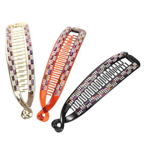 CANIGHT 9stücke Teiliges Wasserstein Haarklammer Für Frauen Kreative Haarspangen Mit Fischnetz-design Schwarz Kaffee Für Dickes Und Langes Haar Rutschfest Und Bequem Im Alltag von CANIGHT