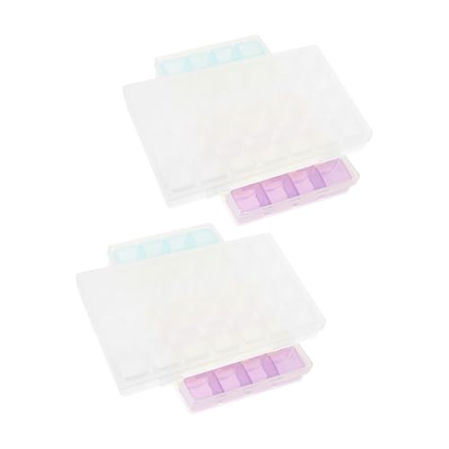 CANIGHT Aufbewahrungsbox Mit Kleinen Fächern Nagel-organizer Aus Kunststoff Sortierkasten Für Perlen Und Kleinteile von CANIGHT