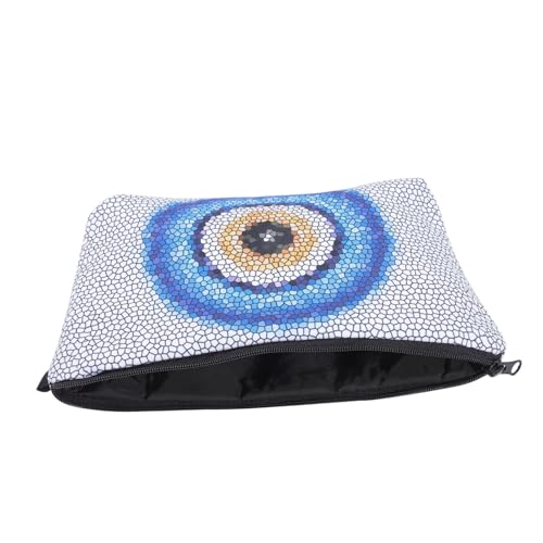 CANIGHT Evil Eye Kosmetiktasche wasserdichte Make-up Tasche Für Reisen Und Alltag Tragbare Kulturtasche Mit Großem Fassungsvermögen Für Frauen Für Toilettenartikel Und Kosmetik von CANIGHT