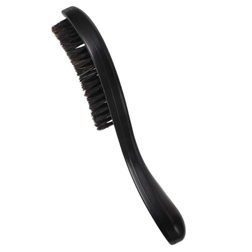 CANIGHT Bartbürste Aus Wildschweinborsten Mit Holzgriff Tragbare Bartpflegebürste Für Männer Für Haar Und Bartstyling Kompakt Und Leicht Für Unterwegs Als Zu Besonderen Anlässen von CANIGHT