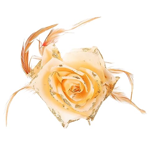 CANIGHT Blumen-haaraccessoire Für Damen Elegante Blumenbrosche Und Haarnadel Für Hochzeiten Partys Und Besondere Anlässe Und Bequem Und Stilvoll von CANIGHT