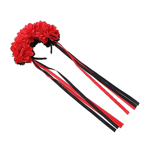 CANIGHT Realistisches Simulationsblumen-haarband Für Halloween Kranz-haardekor Und Stirnband Für Festival-kostüme von CANIGHT