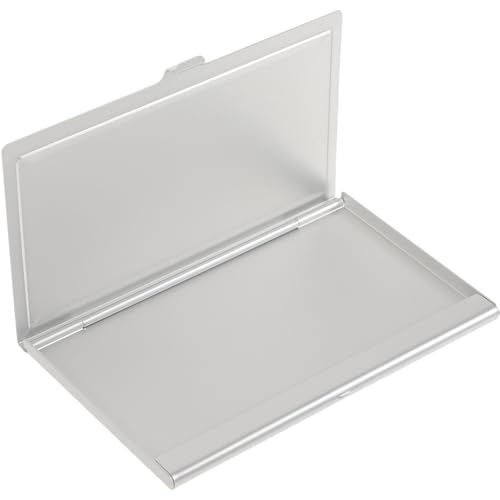 CANIGHT Sublimations-visitenkartenetui Aus Aluminium Leeres Gravierbares Kartenetui Mit Großem Stauraum Für Kreative Designs Für Geschäftsleute Und von CANIGHT
