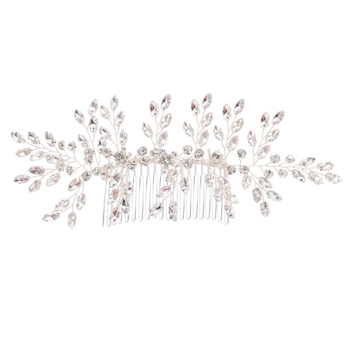 CANIGHT Braut Haarschmuck Strass Handgefertigter Seitenkamm Für Und Abschlussball Eleganter Haarkamm Für Bräute Und Brautjungfern Goldene Farbe Leicht Und Komfortabel Zu Tragen von CANIGHT