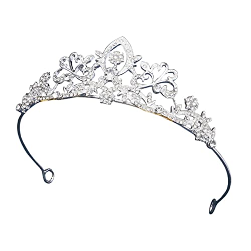 CANIGHT Strass Tiara Für Damen Hochzeitskrone Elegante Kopfschmuck Party Deko Blumenkranz Schmuck von CANIGHT